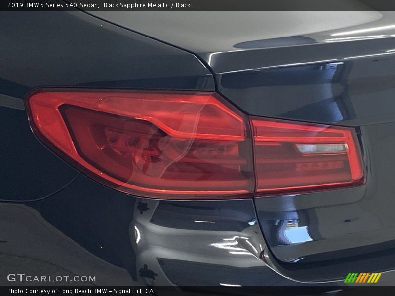 Black Sapphire Metallic / Black 2019 BMW 5 Series 540i Sedan