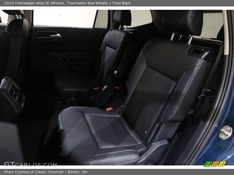 Tourmaline Blue Metallic / Titan Black 2019 Volkswagen Atlas SE 4Motion