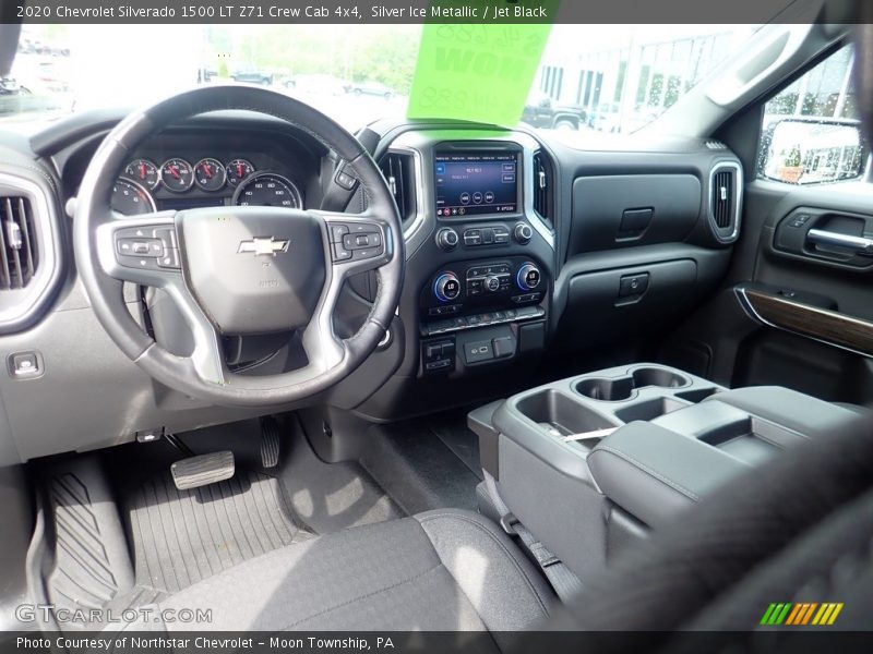 Silver Ice Metallic / Jet Black 2020 Chevrolet Silverado 1500 LT Z71 Crew Cab 4x4