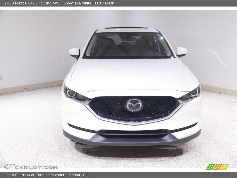 Snowflake White Pearl / Black 2020 Mazda CX-5 Touring AWD