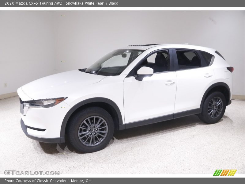 Snowflake White Pearl / Black 2020 Mazda CX-5 Touring AWD