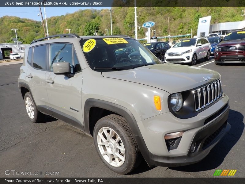 Sting-Gray / Black 2020 Jeep Renegade Latitude 4x4