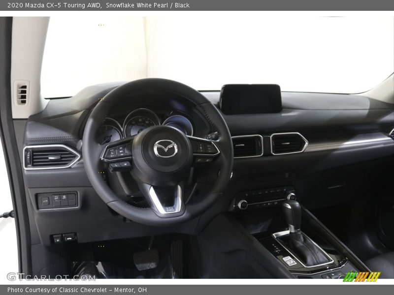 Snowflake White Pearl / Black 2020 Mazda CX-5 Touring AWD