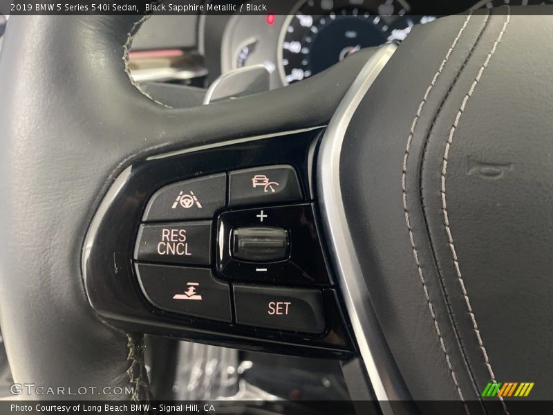 Black Sapphire Metallic / Black 2019 BMW 5 Series 540i Sedan