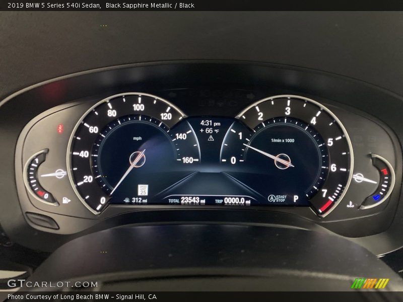 Black Sapphire Metallic / Black 2019 BMW 5 Series 540i Sedan