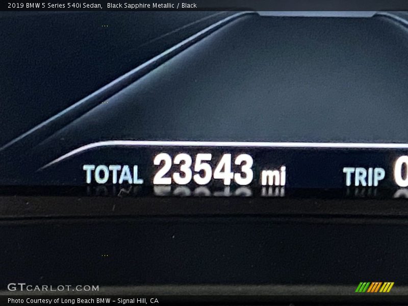 Black Sapphire Metallic / Black 2019 BMW 5 Series 540i Sedan