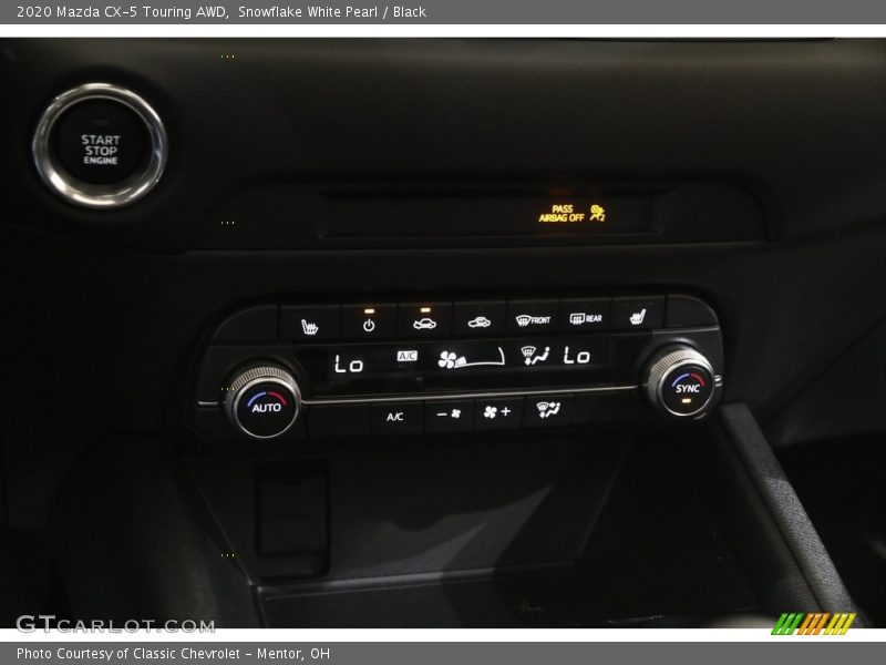 Snowflake White Pearl / Black 2020 Mazda CX-5 Touring AWD