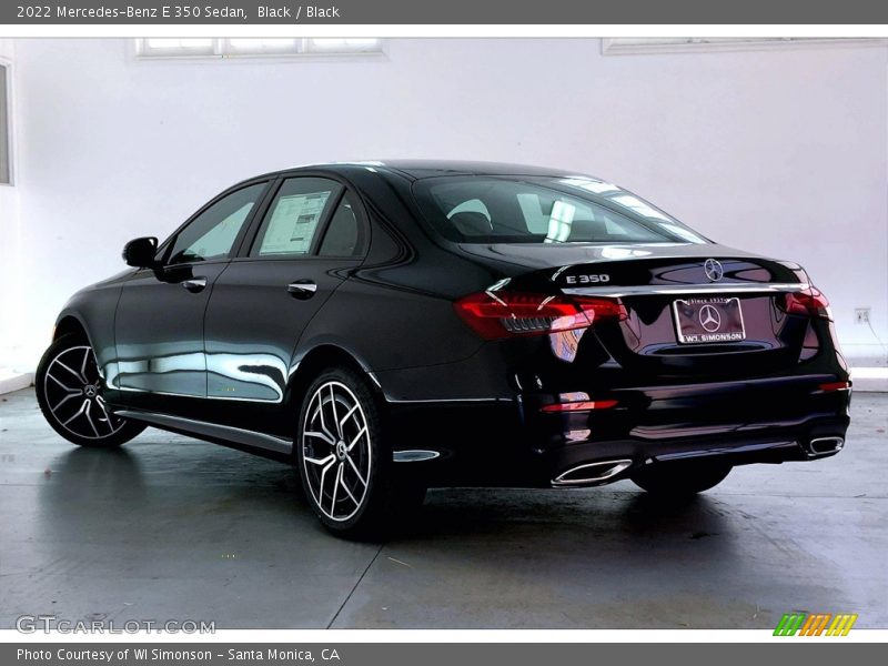 Black / Black 2022 Mercedes-Benz E 350 Sedan