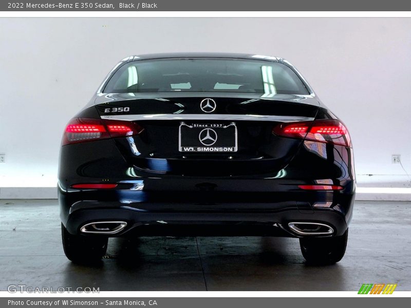 Black / Black 2022 Mercedes-Benz E 350 Sedan