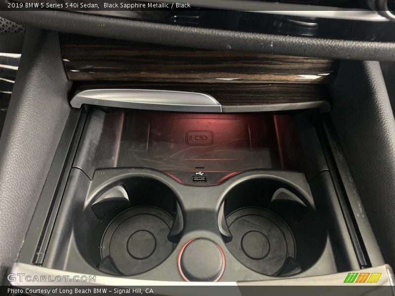Black Sapphire Metallic / Black 2019 BMW 5 Series 540i Sedan