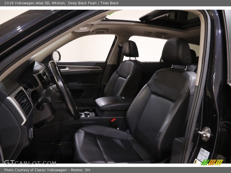 Deep Black Pearl / Titan Black 2018 Volkswagen Atlas SEL 4Motion
