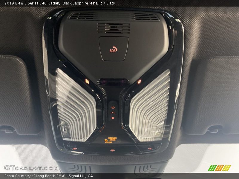 Black Sapphire Metallic / Black 2019 BMW 5 Series 540i Sedan