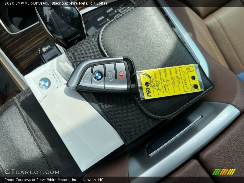 Black Sapphire Metallic / Coffee 2020 BMW X5 xDrive40i