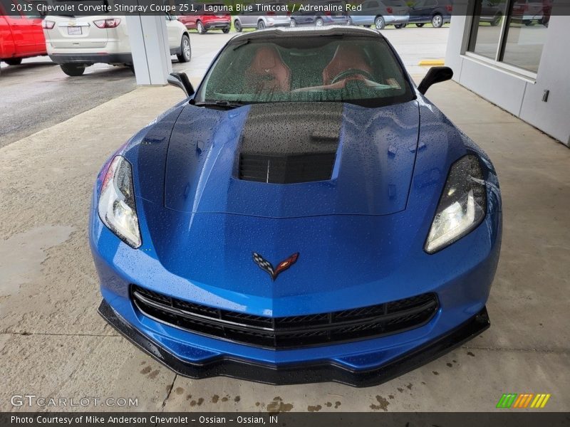 Laguna Blue Tintcoat / Adrenaline Red 2015 Chevrolet Corvette Stingray Coupe Z51