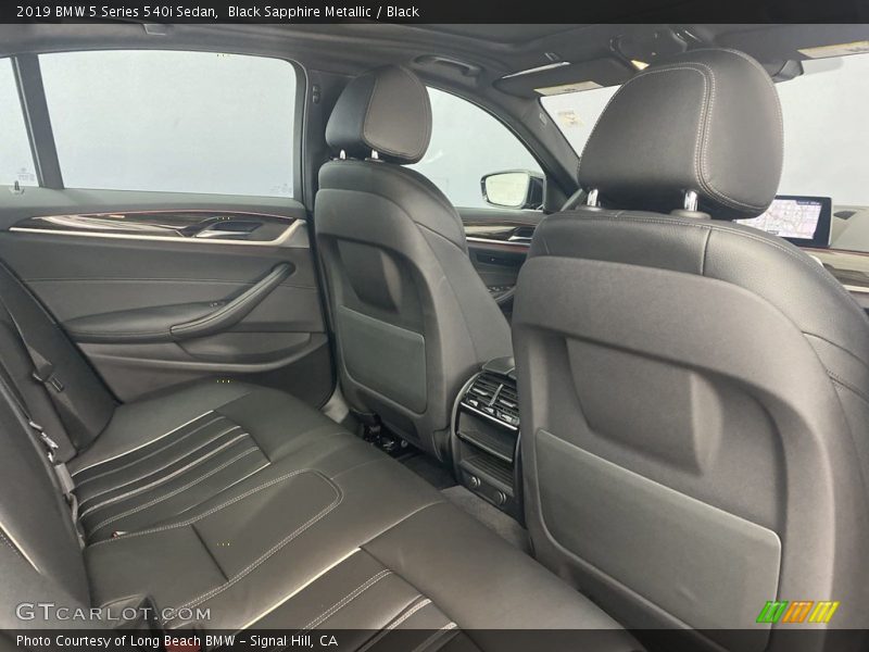 Black Sapphire Metallic / Black 2019 BMW 5 Series 540i Sedan