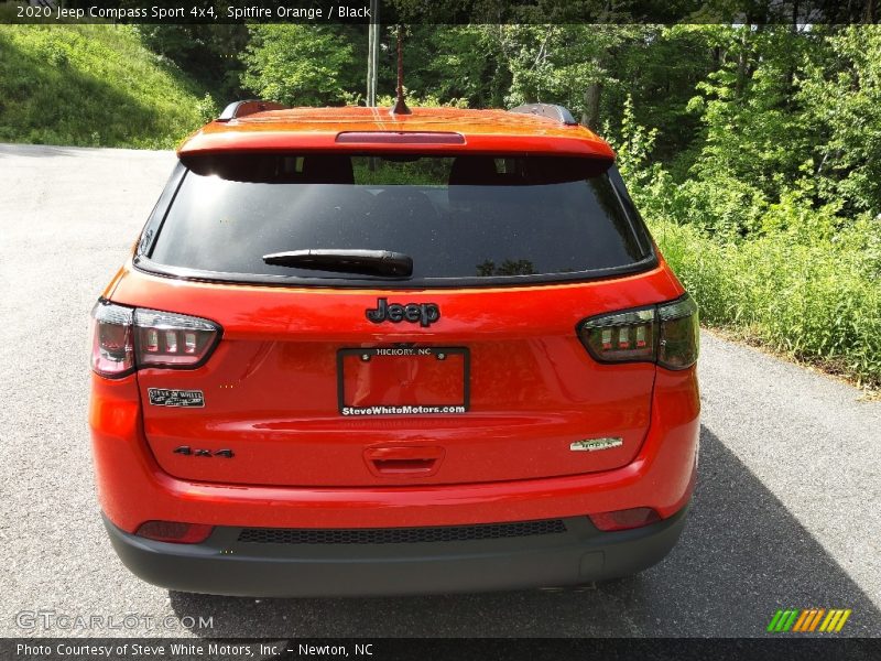 Spitfire Orange / Black 2020 Jeep Compass Sport 4x4