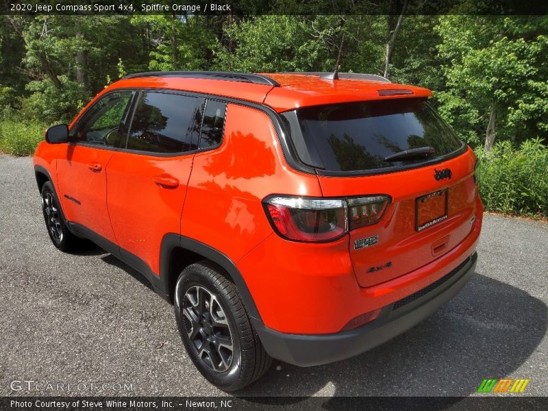 Spitfire Orange / Black 2020 Jeep Compass Sport 4x4