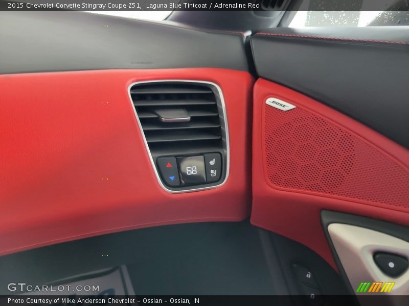 Laguna Blue Tintcoat / Adrenaline Red 2015 Chevrolet Corvette Stingray Coupe Z51