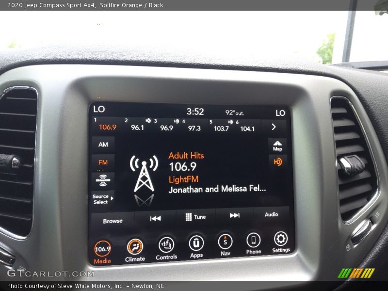 Spitfire Orange / Black 2020 Jeep Compass Sport 4x4