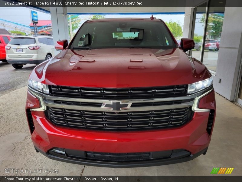 Cherry Red Tintcoat / Jet Black/­Victory Red 2022 Chevrolet Tahoe RST 4WD