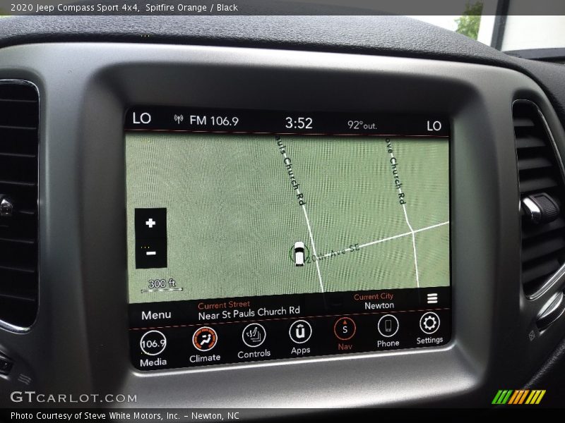 Spitfire Orange / Black 2020 Jeep Compass Sport 4x4