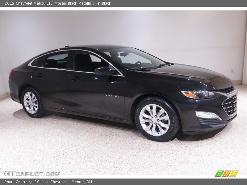 Mosaic Black Metallic / Jet Black 2019 Chevrolet Malibu LT