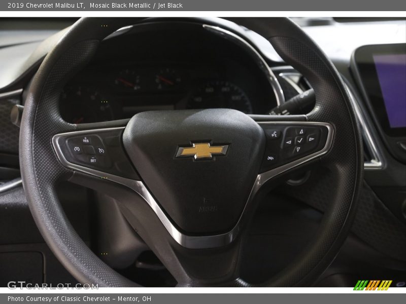 Mosaic Black Metallic / Jet Black 2019 Chevrolet Malibu LT
