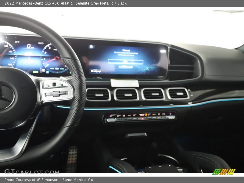 Dashboard of 2022 GLS 450 4Matic