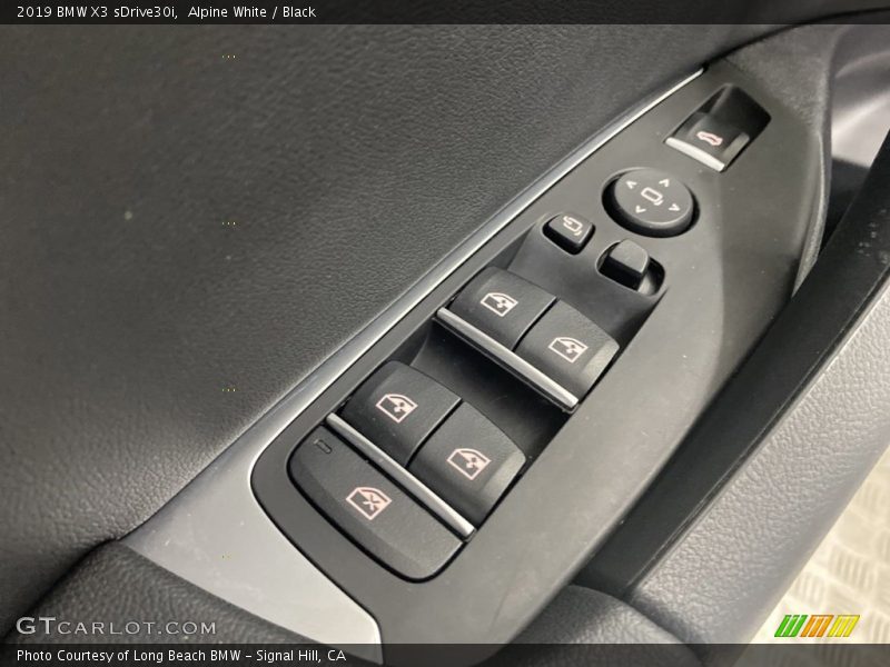 Alpine White / Black 2019 BMW X3 sDrive30i