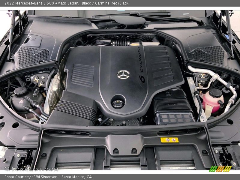  2022 S 500 4Matic Sedan Engine - 3.0 Liter Turbocharged DOHC 24-Valve VVT Inline 6 Cylinder w/EQ Boost
