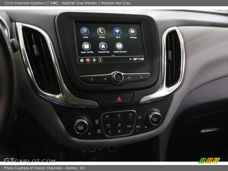 Nightfall Gray Metallic / Medium Ash Gray 2019 Chevrolet Equinox LT AWD