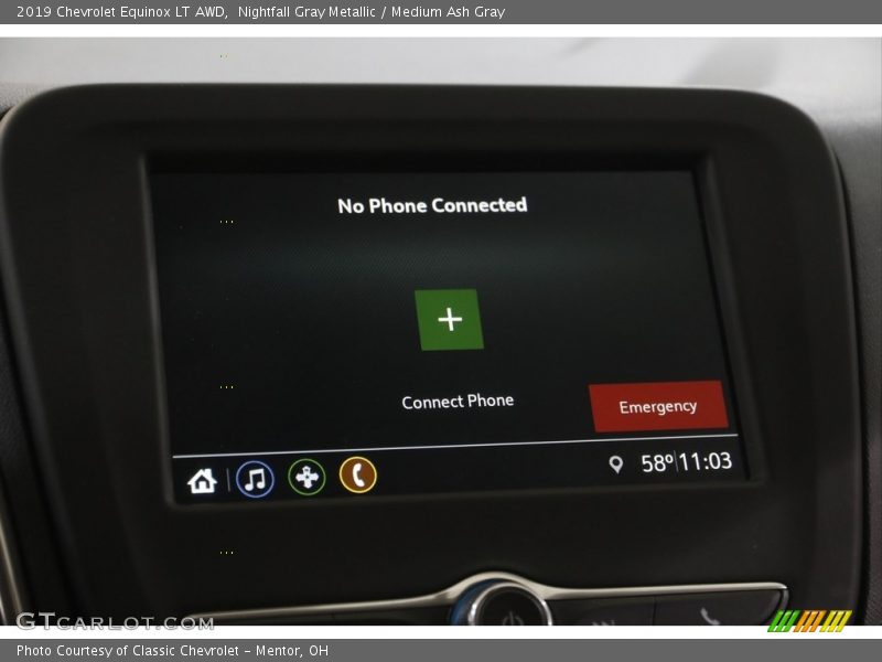 Nightfall Gray Metallic / Medium Ash Gray 2019 Chevrolet Equinox LT AWD