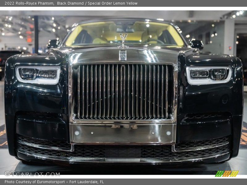 Black Diamond / Special Order Lemon Yellow 2022 Rolls-Royce Phantom