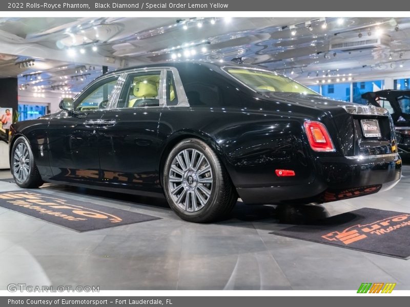 Black Diamond / Special Order Lemon Yellow 2022 Rolls-Royce Phantom