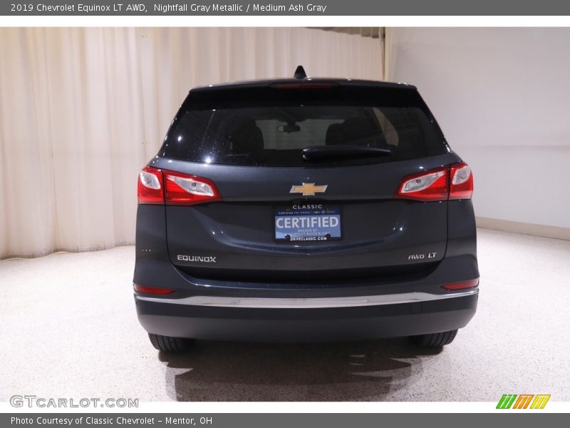 Nightfall Gray Metallic / Medium Ash Gray 2019 Chevrolet Equinox LT AWD