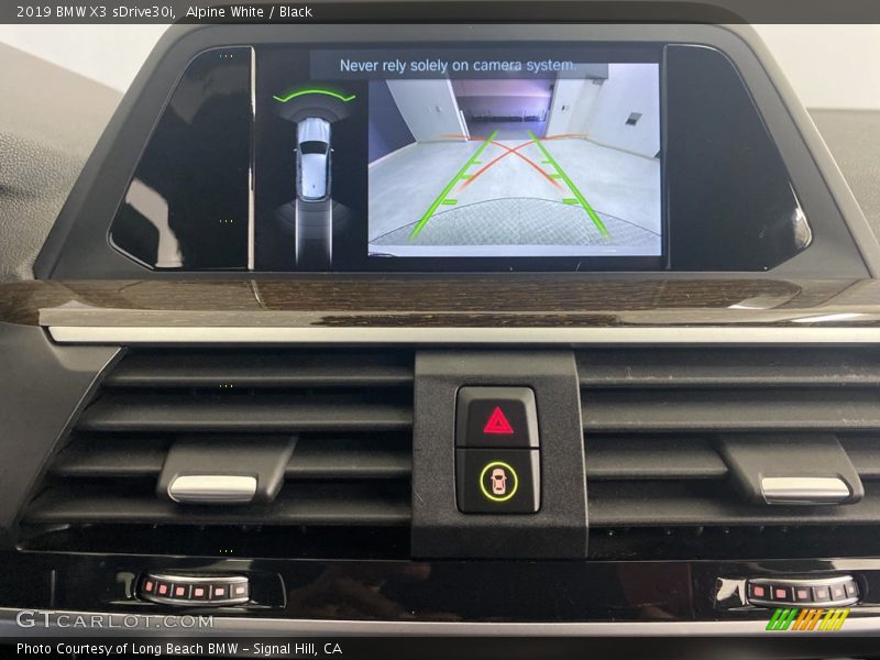 Alpine White / Black 2019 BMW X3 sDrive30i