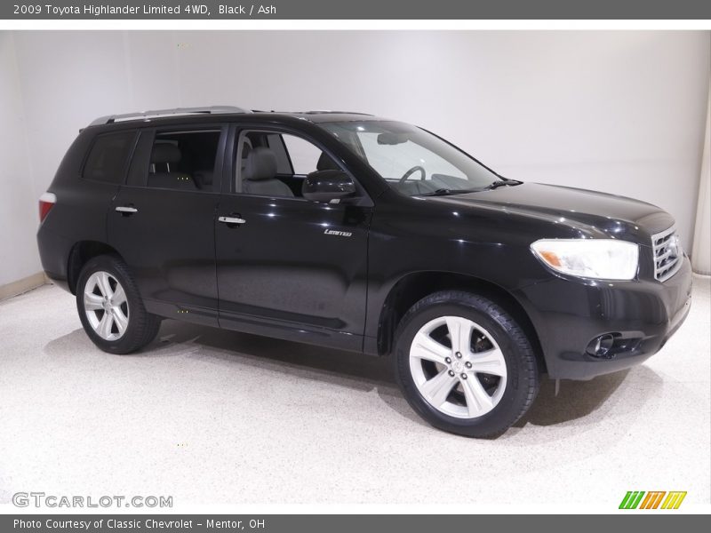 Black / Ash 2009 Toyota Highlander Limited 4WD
