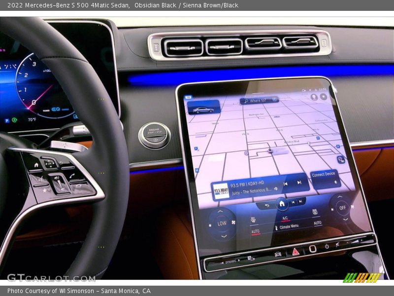 Navigation of 2022 S 500 4Matic Sedan