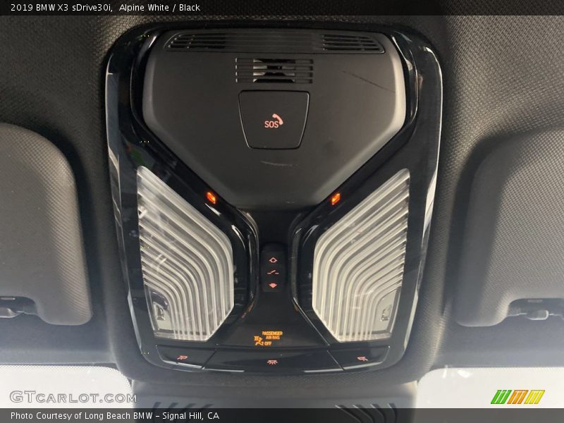 Alpine White / Black 2019 BMW X3 sDrive30i
