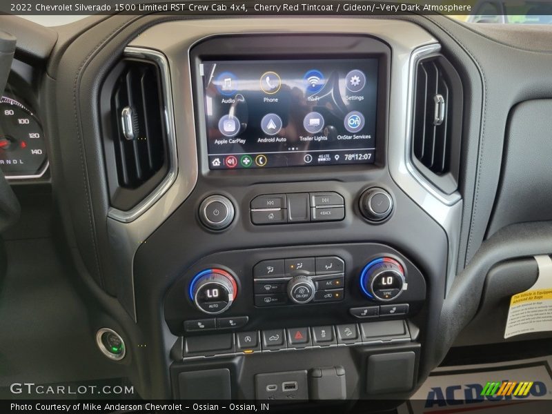 Controls of 2022 Silverado 1500 Limited RST Crew Cab 4x4