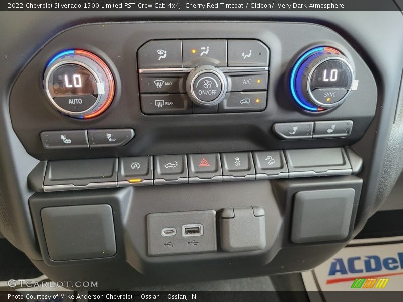 Controls of 2022 Silverado 1500 Limited RST Crew Cab 4x4