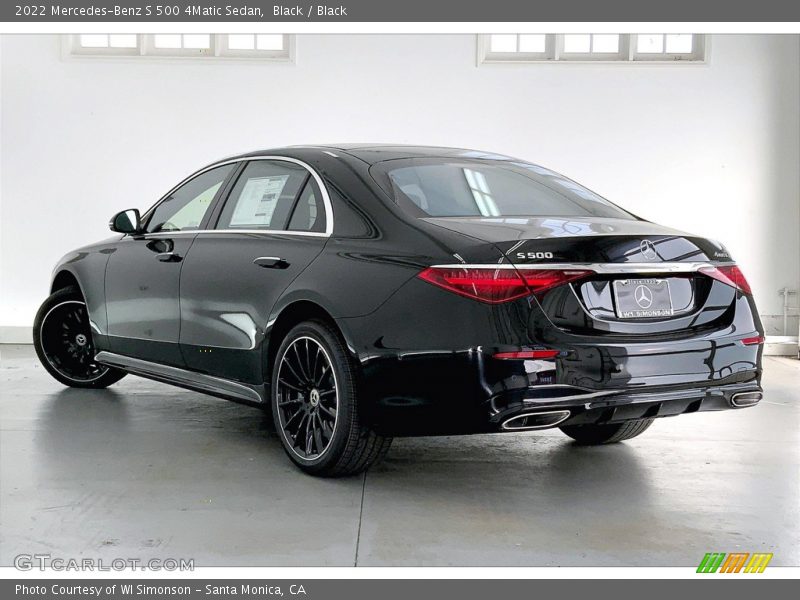 Black / Black 2022 Mercedes-Benz S 500 4Matic Sedan