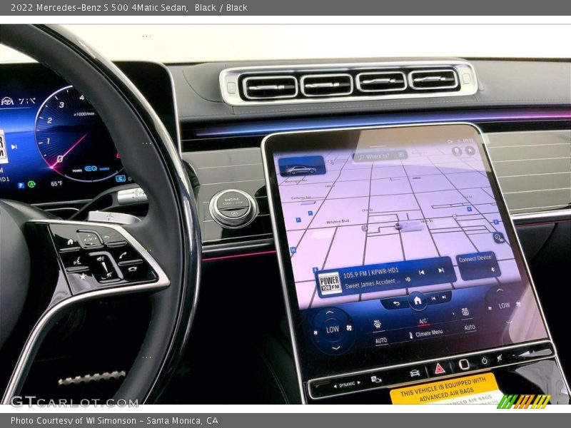 Black / Black 2022 Mercedes-Benz S 500 4Matic Sedan