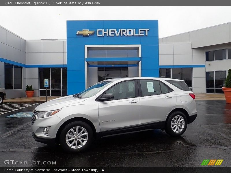 Silver Ice Metallic / Ash Gray 2020 Chevrolet Equinox LS