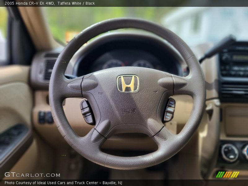 Taffeta White / Black 2005 Honda CR-V EX 4WD