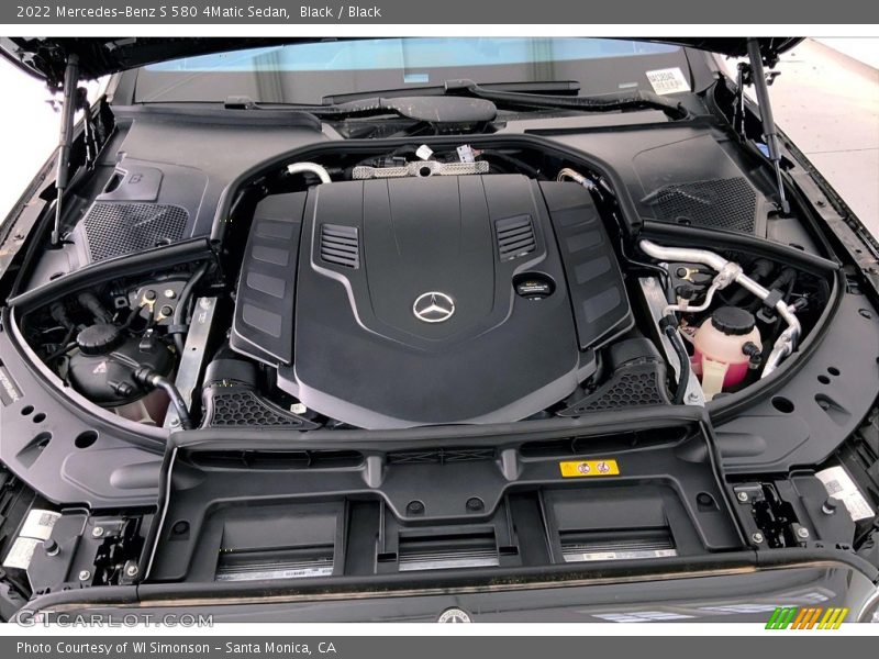  2022 S 580 4Matic Sedan Engine - 4.0 Liter DI biturbo DOHC 32-Valve VVT V8