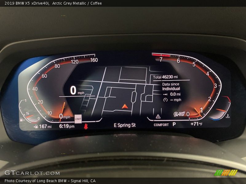 Arctic Grey Metallic / Coffee 2019 BMW X5 xDrive40i