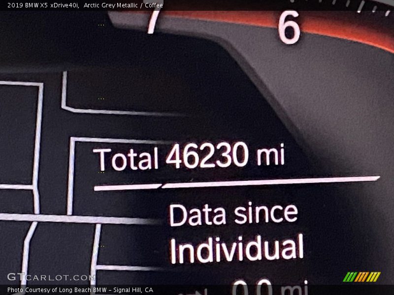 Arctic Grey Metallic / Coffee 2019 BMW X5 xDrive40i