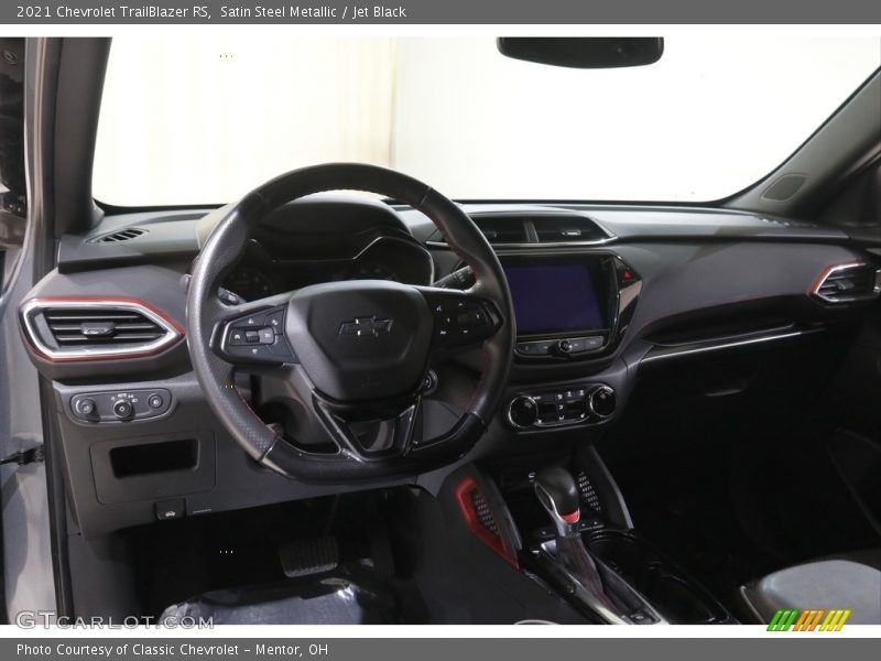 Satin Steel Metallic / Jet Black 2021 Chevrolet TrailBlazer RS