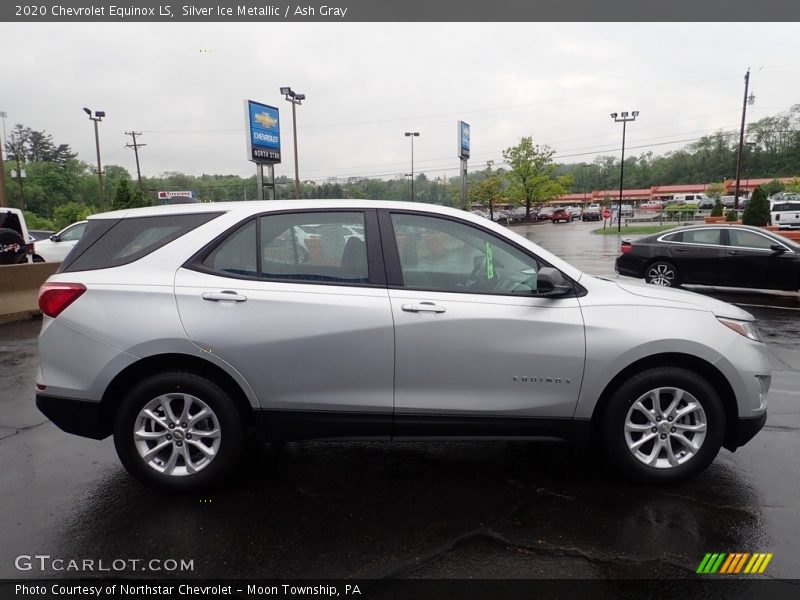 Silver Ice Metallic / Ash Gray 2020 Chevrolet Equinox LS